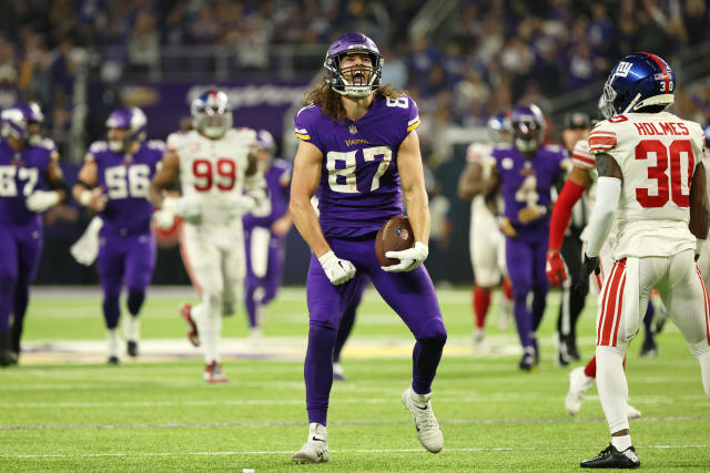 Vikings TE T.J. Hockenson expresses his feelings on his first game back in  Detroit