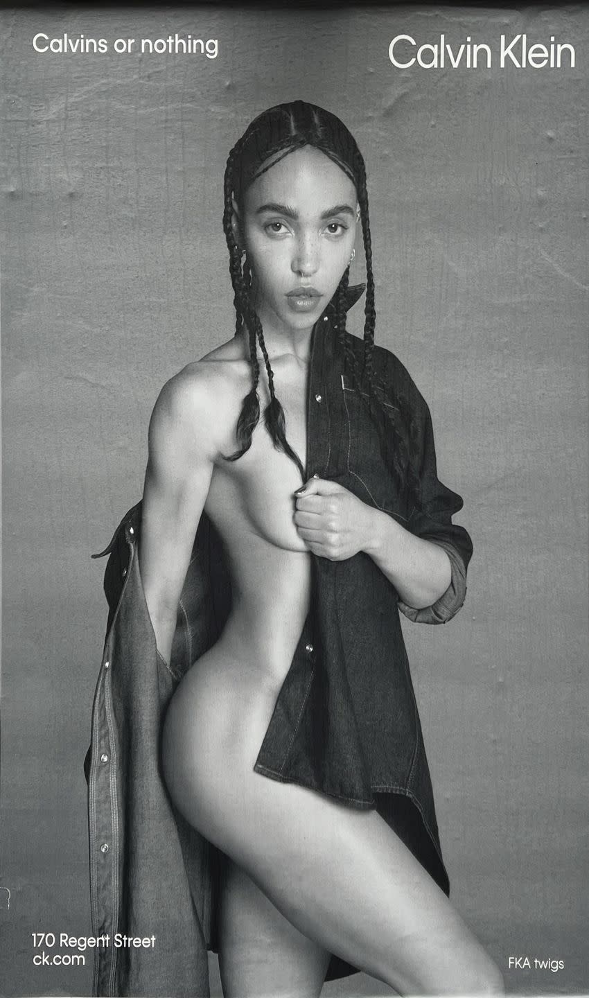 fka twigs clavin klein banned advert