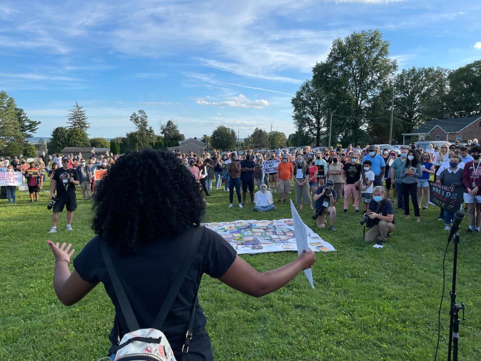 At Central York High School in Pennsylvania, students who are part of the Panther Anti-Racist Student Union are organizing in response to a banned book list that includes books, documentaries, videos and resources on race and equity.