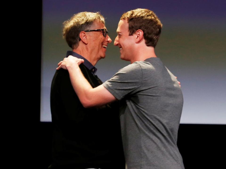 bill gates mark zuckerberg friends