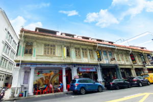 pair of freehold corner shophouses