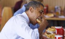 <p>Barack Obama am 3. Juni 2011 in Toledo, Ohio. (Bild: AP Photo/Charles Dharapak, File) </p>