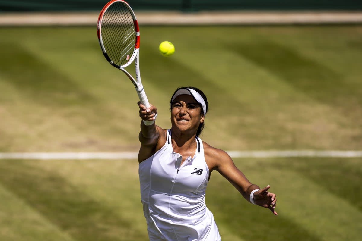 Heather Watson won her first WTA Tour level match since Wimbledon (Steven Paston/PA) (PA Archive)