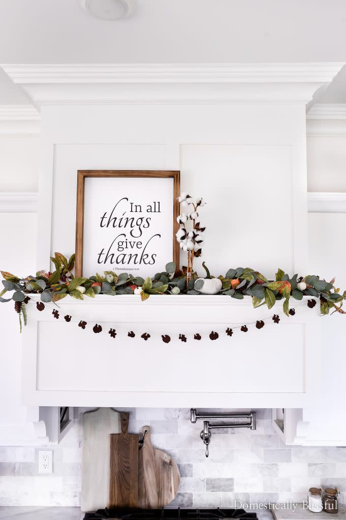 Pumpkin Spice Salt Dough Garland