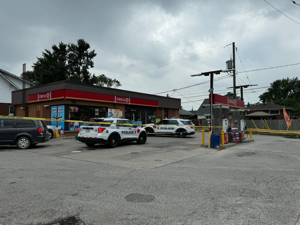 The Circle K where the drug bust occurred was cordoned off to traffic.