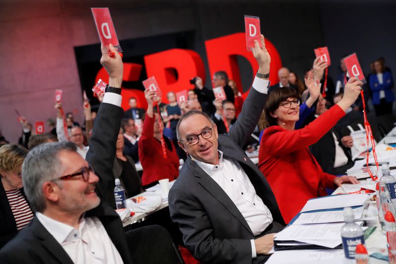 Social Democratic Party (SPD) meeting in Berlin