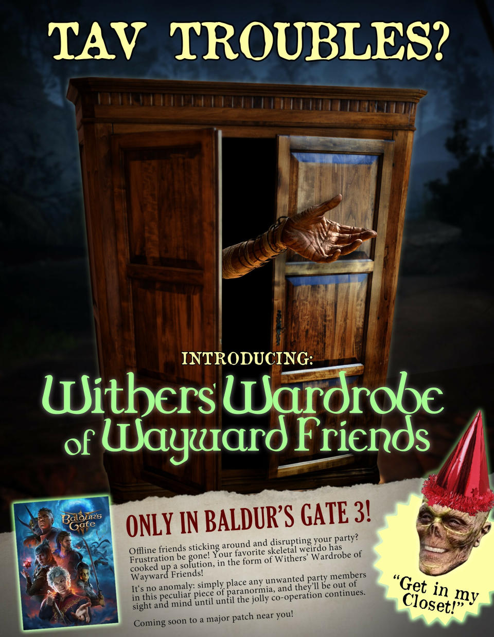 Baldur's Gate 3 poster