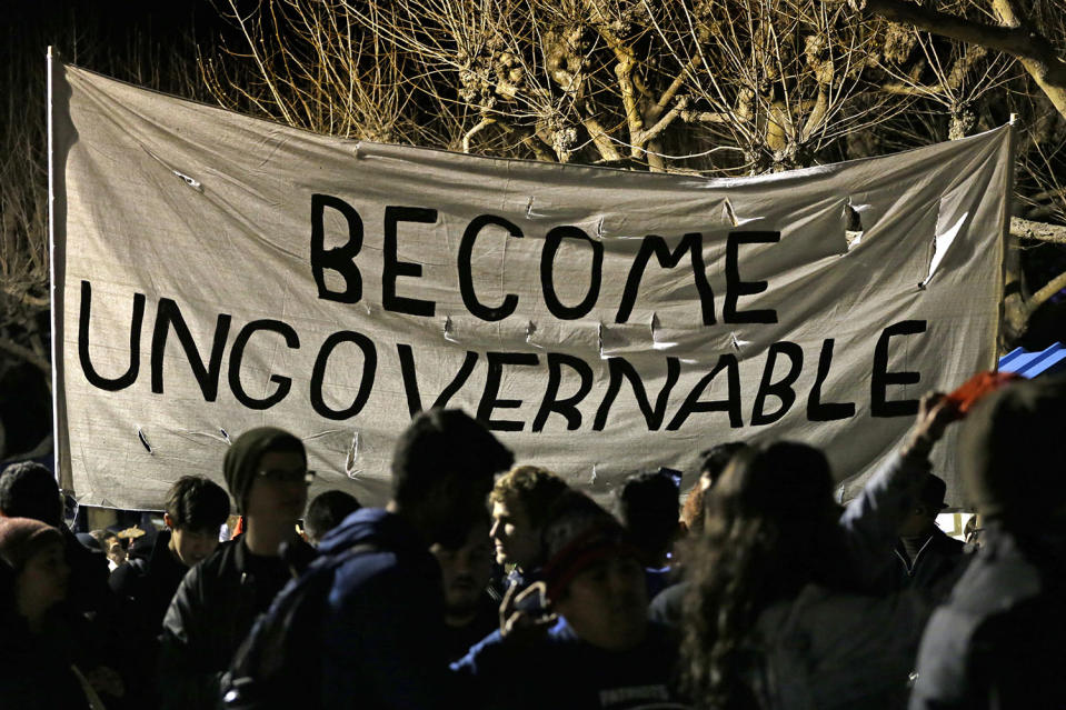 Event canceled as thousands protest in Berkeley