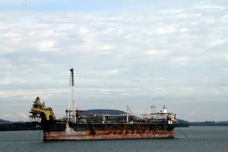 The laid-up floating oil production vessel FPSO Opportunity in Johor river August 24, 2016. REUTERS/Henning Gloystein