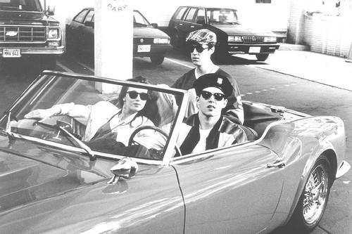 Mia Sara, Alan Ruck and Matthew Broderick in the movie "Ferris Bueller's Day Off."