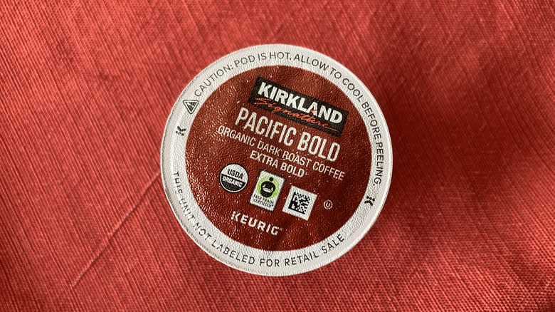 Kirkland Pacific Bold coffee pod