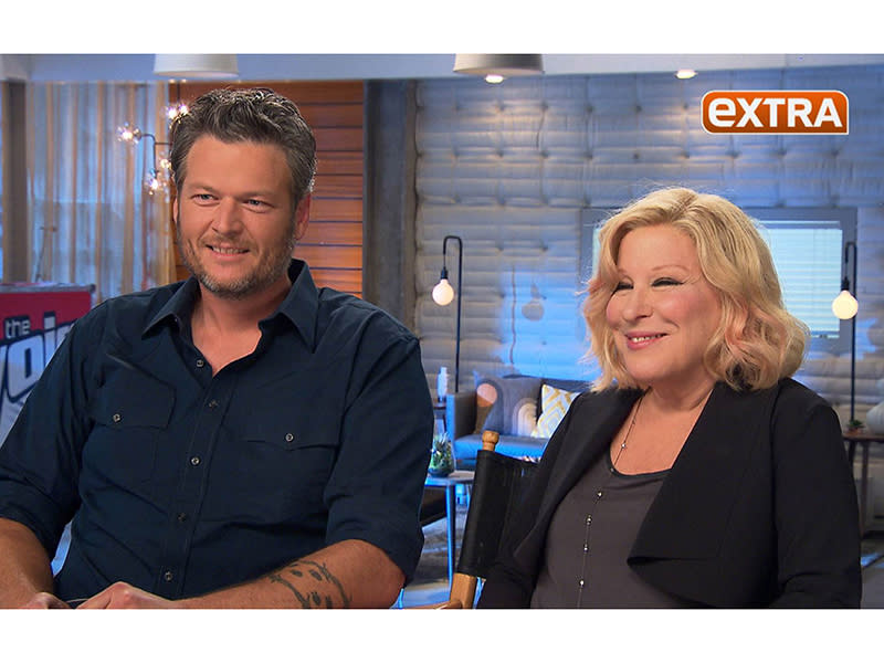 Bette Midler Joins The Voice as Blake Shelton's Mentor