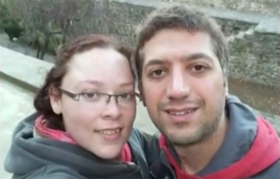 Sarah and Omer Mazi had just celebrated their fifth wedding anniversary a day before the crash. Source: 7 News