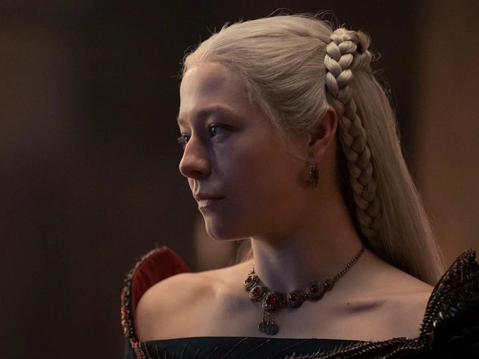 ‘Daemon offers Rhaenyra new horizons, and I don’t know about you, but I find that a deeply attractive quality in a person,’ says D’Arcy (HBO/Sky)