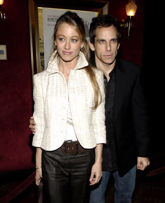 Christine Taylor and Ben Stiller at the New York premiere of MGM/Columbia Pictures' The Pink Panther