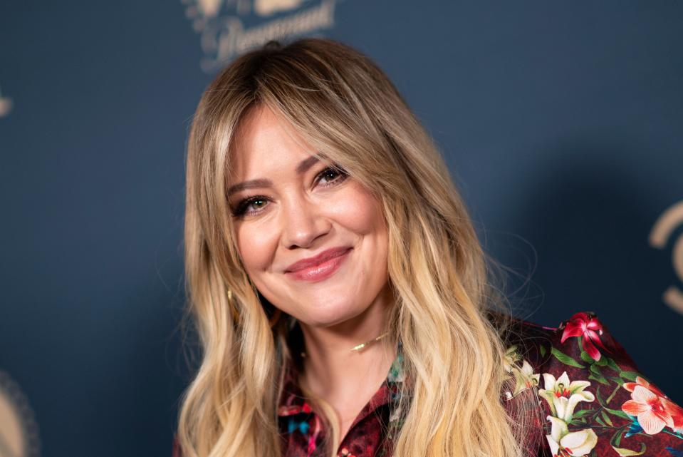 US actress Hilary Duff attends the first Comedy Central, Paramount Network and TV Land Press Day, on May 30, 2019 in Los Angeles, California. (Photo by VALERIE MACON / AFP)        (Photo credit should read VALERIE MACON/AFP via Getty Images)