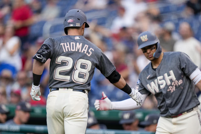 Abrams, Thomas homer, rookie Jake Irvin strikes out 9 as Nationals