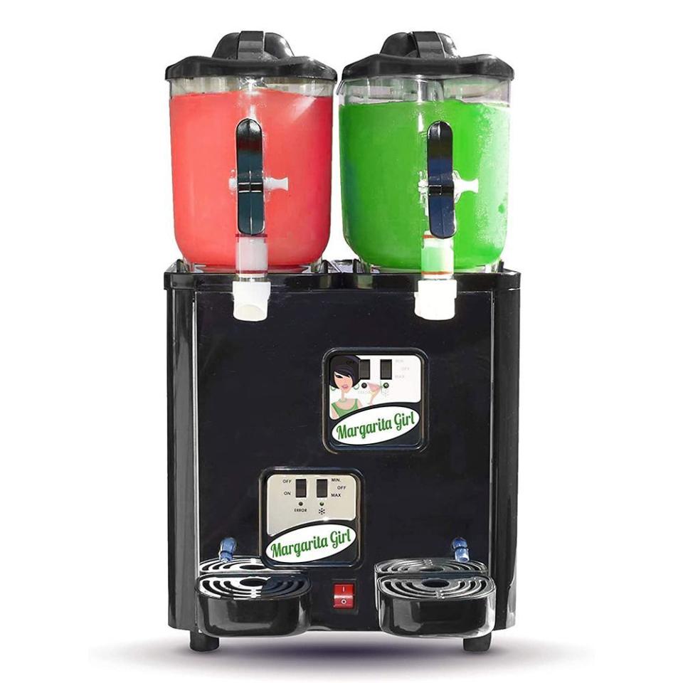 3) Double-Bowl Mini-Size Margarita Machine