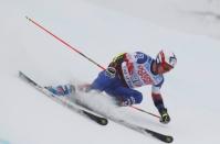 Skiing - Men's Alpine Ski World Cup Giant Slalom - Val d´Isere, France - December 9, 2017 Tim Jitloff of the U.S. in action during the Men's Alpine Ski World Cup Giant Slalom REUTERS/Christian Hartmann