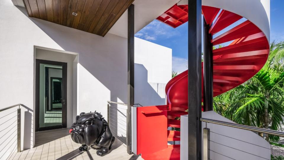 The red spiral staircase - Credit: Lifestyle Photography Group