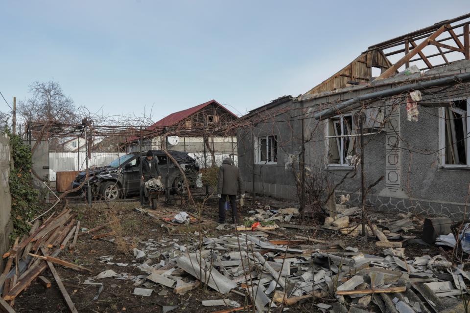 Aftermath of a Russian drone attack in Odesa (REUTERS)