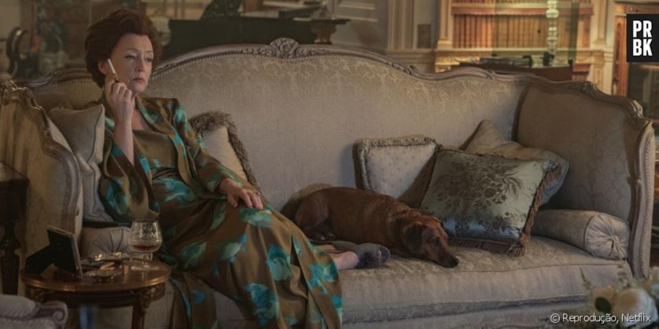 Lesley Manville as Princess Margaret in ‘The Crown’ season five (Netflix)