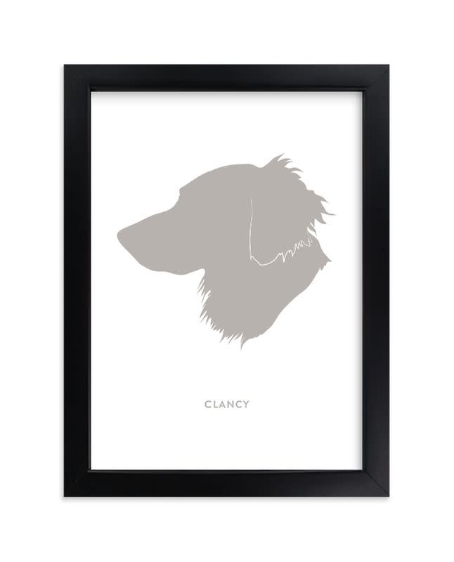 Custom Pet Silhouette Art