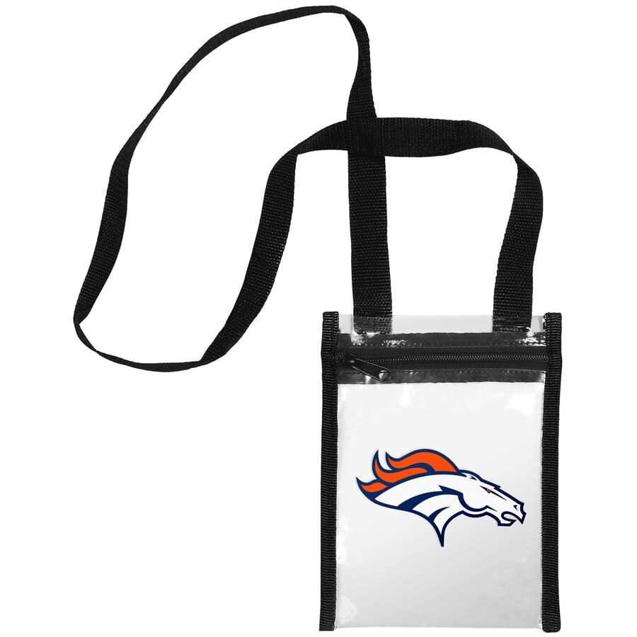 Denver Broncos Clear Crossbody Pouch