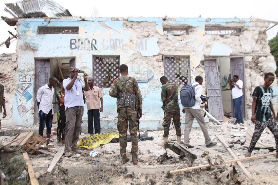 Mogadishu suicide car bomb explosion