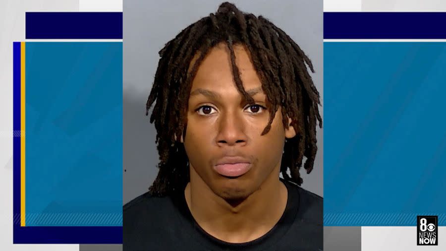 <em>Devin Dixon, 18, faces several charges after police said he shot a juvenile twice during a drug deal gone wrong and then told him to “walk it off,” police said. (LVMPD)</em>