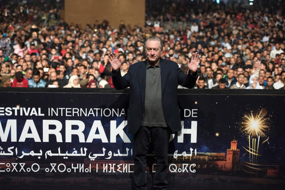 Robert de Niro Robert De Niro at the 17th annual Marrakech International Film Festival, in Marrakech (Credit: EFE/EPA/JALAL MORCHIDI)