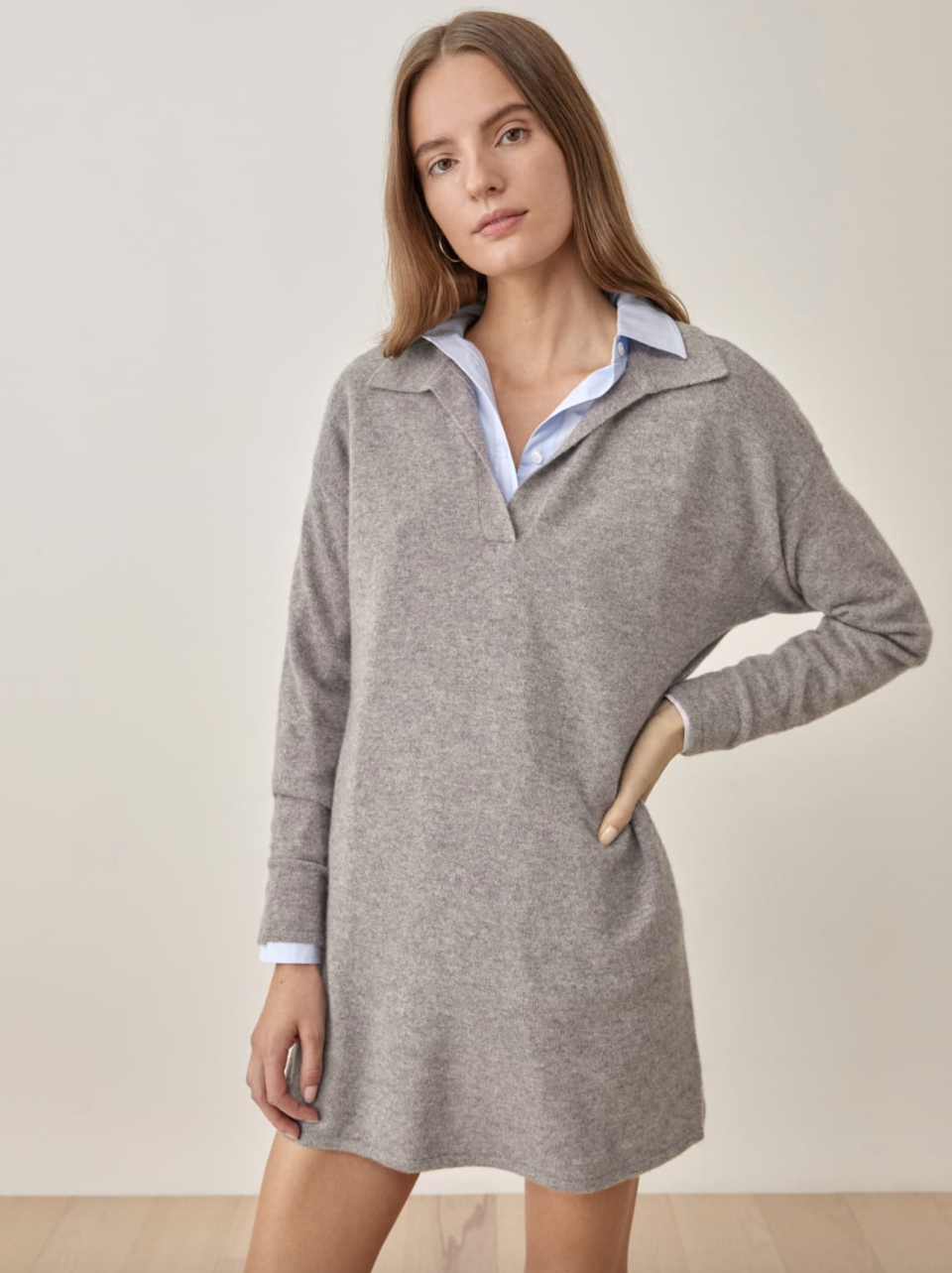 Doreen Cashmere Polo Dress