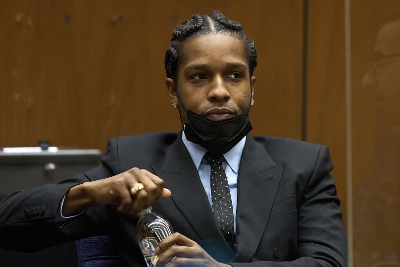 Rakim Mayers, aka A$AP Rocky, during a preliminary hearing at the Clara Shortridge Foltz Criminal Justice Center in Los Angeles, Calif. - Monday 20 Nov. 2023