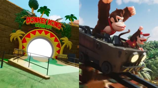 Donkey Kong Country Opening in Spring 2024 at Super Nintendo World