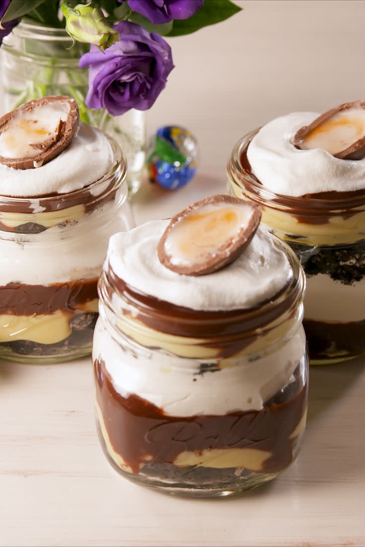 Cadbury Egg Trifles