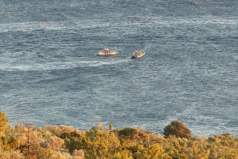 Firefighting helicopter crashes during wildfire on the island of Samos