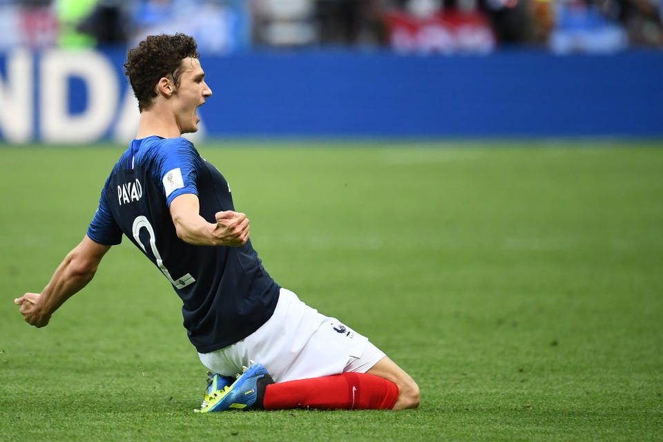 Pavard on fire