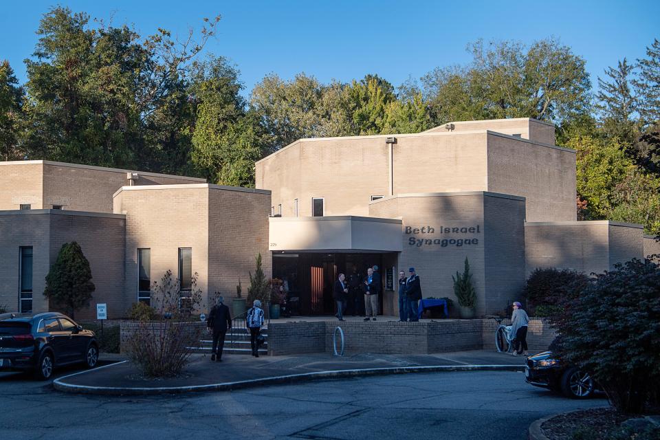 A vigil for Israel was held at Beth Israel Synagogue in Asheville, October 12, 2023.