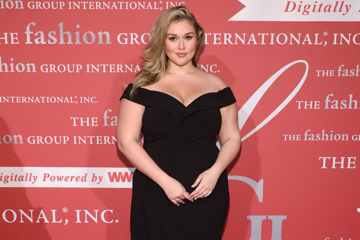 Hunter McGrady gets candid about her postpartum body. (Photo by Taylor Hill/Getty Images)