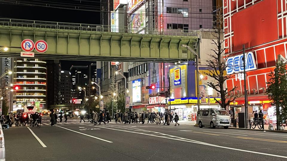 TOKYO, JAPAN - FEBRUARY 28: A view of Akihabara, known as the electronic town of Tokyo, is seen in Tokyo, Japan on February 28, 2022. Akihabara brings culture and technology together. The town, in the northeast of the Tokyo, is a frequent destination for electronics enthusiasts with its product options in a manner of software, hardware, video games and consoles, computer products, and Japanese comics and animated series. (Photo by Ahmet Furkan Mercan/Anadolu Agency via Getty Images)