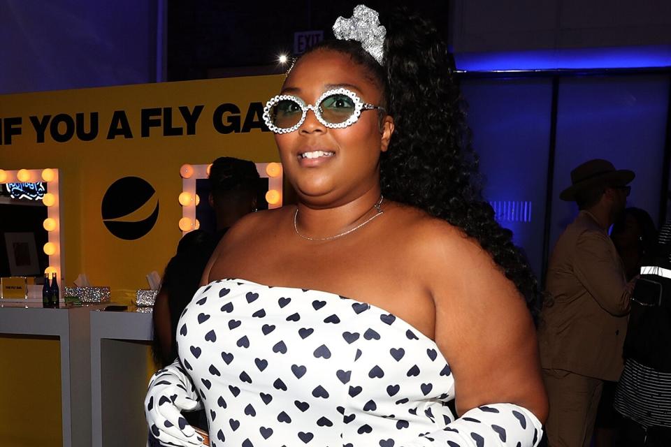 Lizzo attends MTV VMAs, Pepsi &amp; Monami Entertainment celebrate the Video Vanguard Award honoree Missy Elliott at her after-party celebration on August 26, 2019 in New York City.