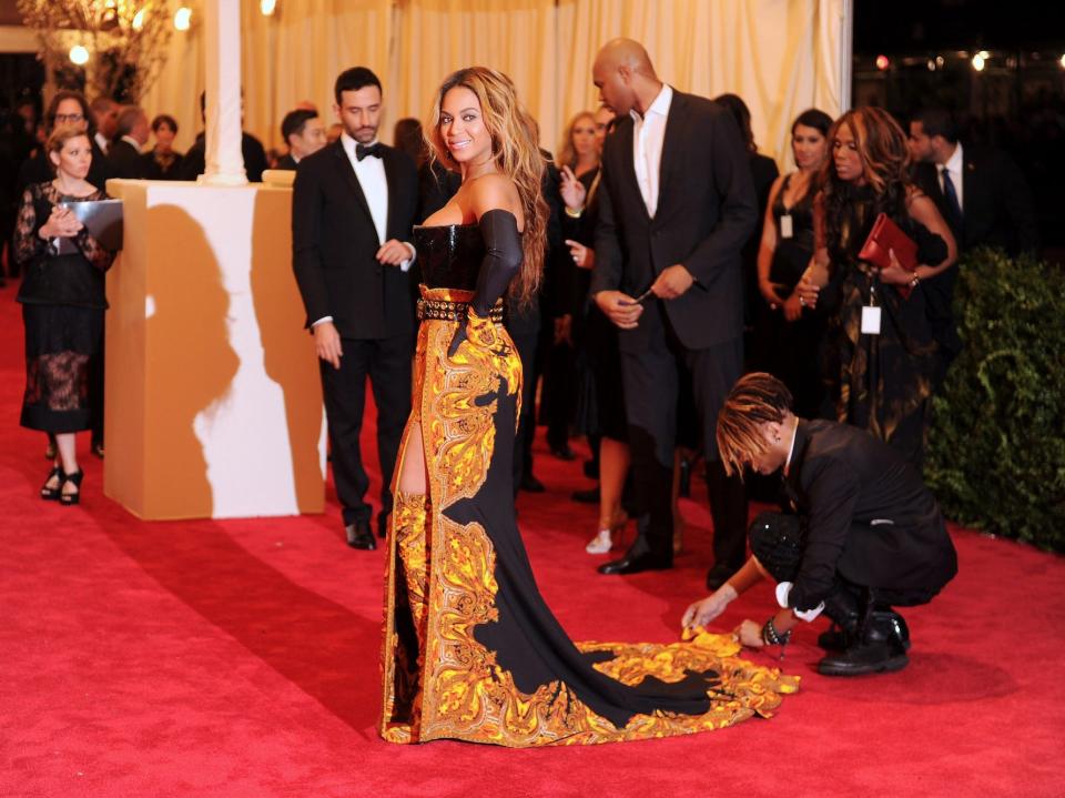 Beyoncé and Ty Hunter at the 2013 Met Gala.