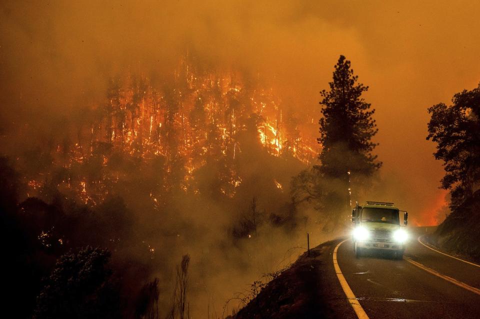 The McKinney Fire burned more than 60,000 acres in Northern California this summer, killing four people and destroying 90 residences. Drought conditions enabled the fire to spread quickly. <a href="https://newsroom.ap.org/detail/CaliforniaWildfireLawsuits/5f9822283e264978be3248d93b2791ee/photo?Query=wildfire%20&mediaType=photo,video,graphic,audio&sortBy=&dateRange=Anytime&totalCount=24571&currentItemNo=2" rel="nofollow noopener" target="_blank" data-ylk="slk:AP Photo/Noah Berger;elm:context_link;itc:0;sec:content-canvas" class="link ">AP Photo/Noah Berger</a>, <a href="http://creativecommons.org/licenses/by/4.0/" rel="nofollow noopener" target="_blank" data-ylk="slk:CC BY;elm:context_link;itc:0;sec:content-canvas" class="link ">CC BY</a>