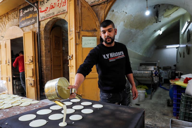 Palestinians prepare for the holy fasting month of Ramadan