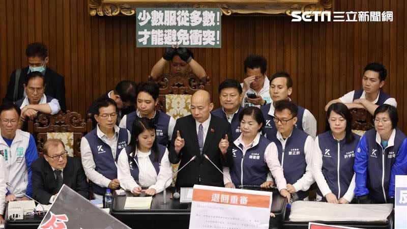 0521立法院議場韓國瑜主持院會（圖／記者楊澍攝影）