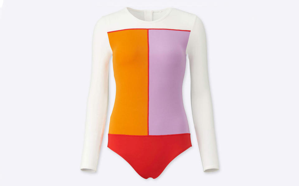 Tomas Maier x Uniqlo long-sleeve swimsuit