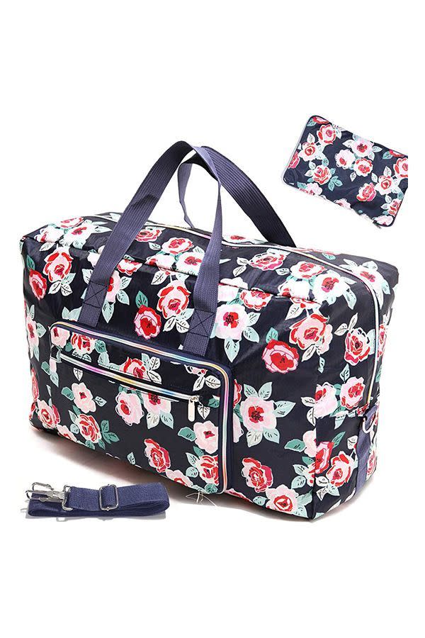 14) Large Foldable Travel Duffle Bag