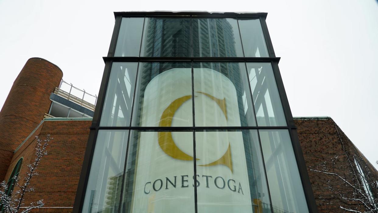 Conestoga College president John Tibbits was not available for an interview, but a spokesperson said the college is aware of a lawsuit filed by Sault College. (Cameron Mahler/CBC - image credit)