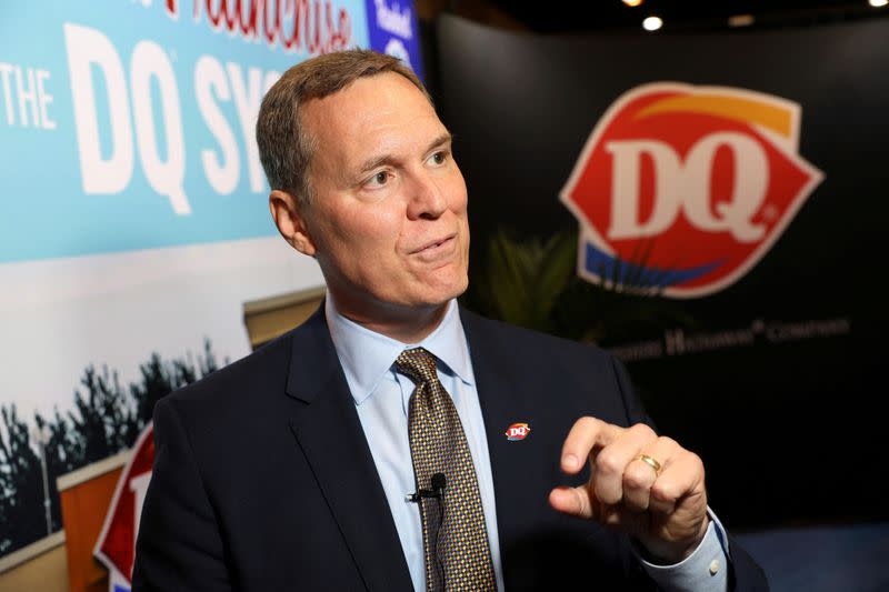 FILE PHOTO: Troy Bader, Cheif Executive of Dairy Queen, a unit of Berkshire Hathaway, at the annual Berkshire shareholder shopping day in Omaha