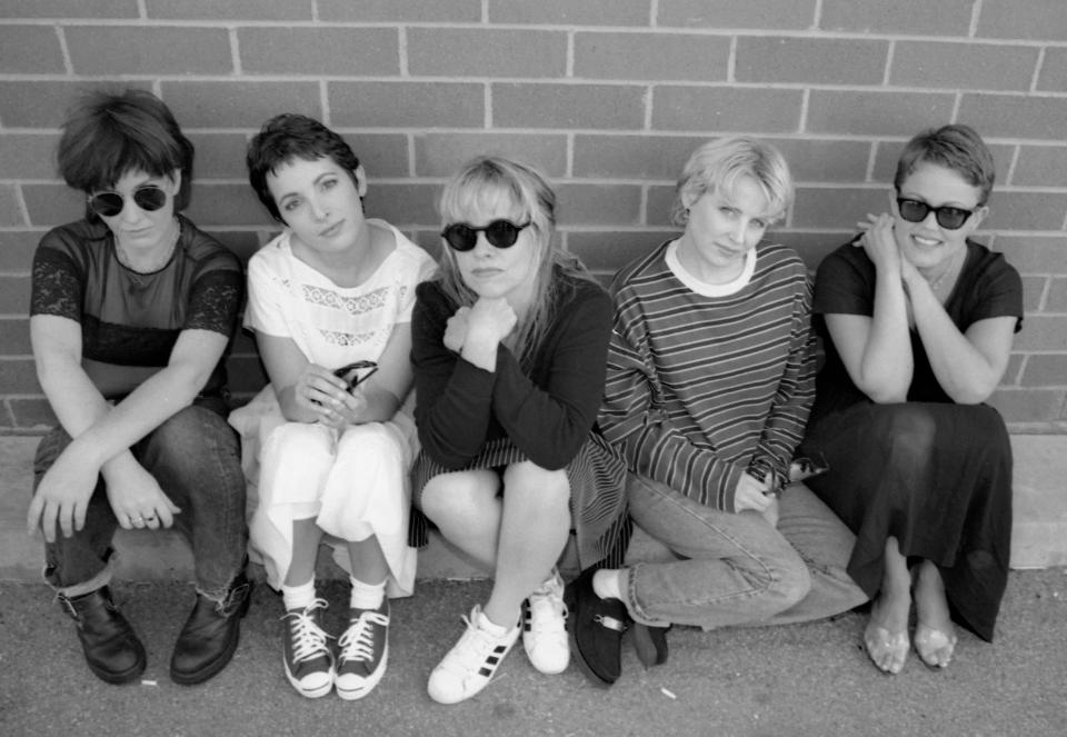 The Go-Gos's (from left) Kathy Valentine, Jane Wiedlin, Charlotte Caffey, Gina Schock and Belinda Carlisle, are a pioneering female band in rock 'n' roll.